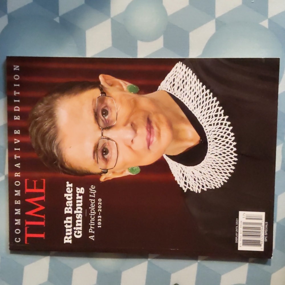 Time Magazine Ruth Badger Ginsburg, Commemorative Edition
